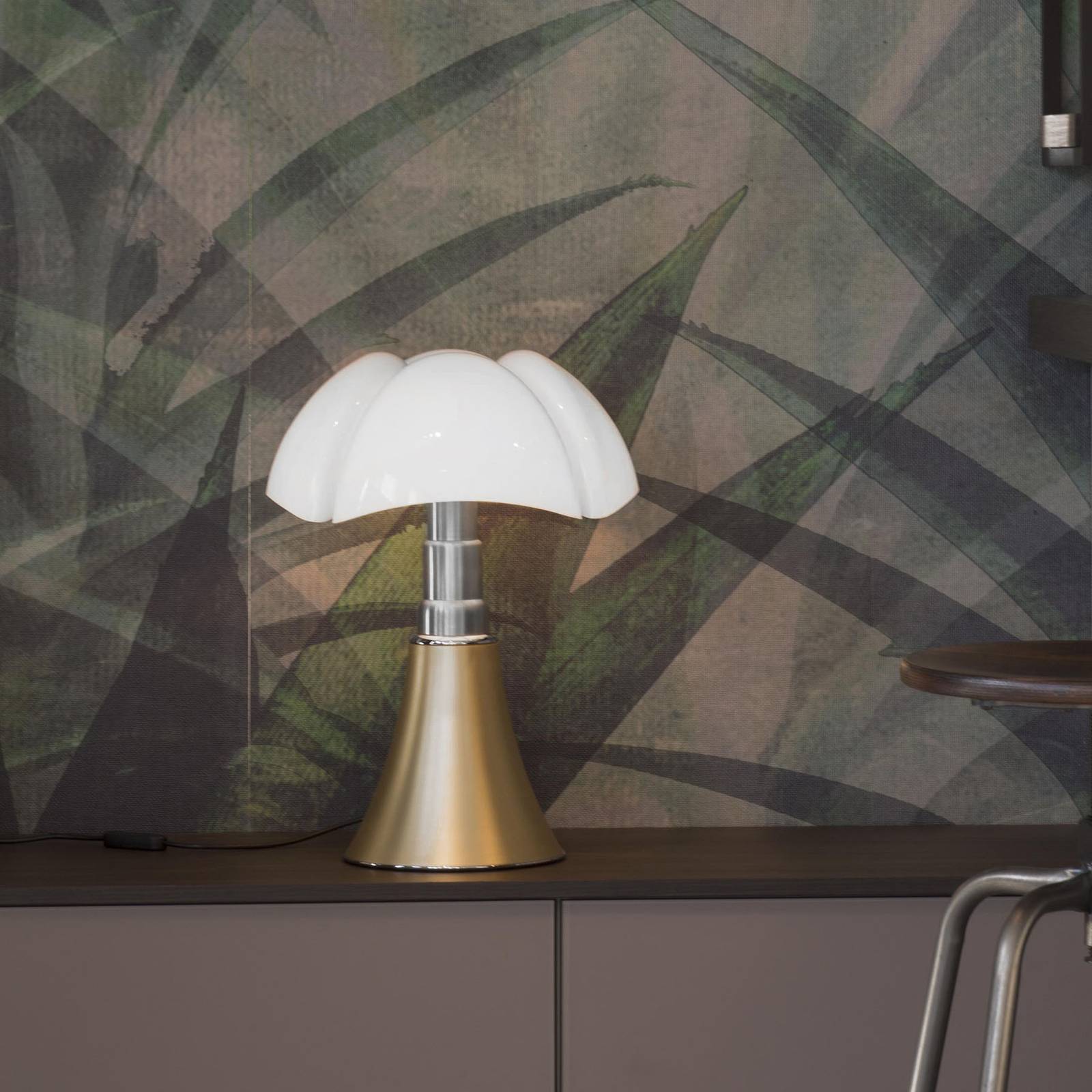 Martinelli Luce Pipistrello Med, dimmer, mässing