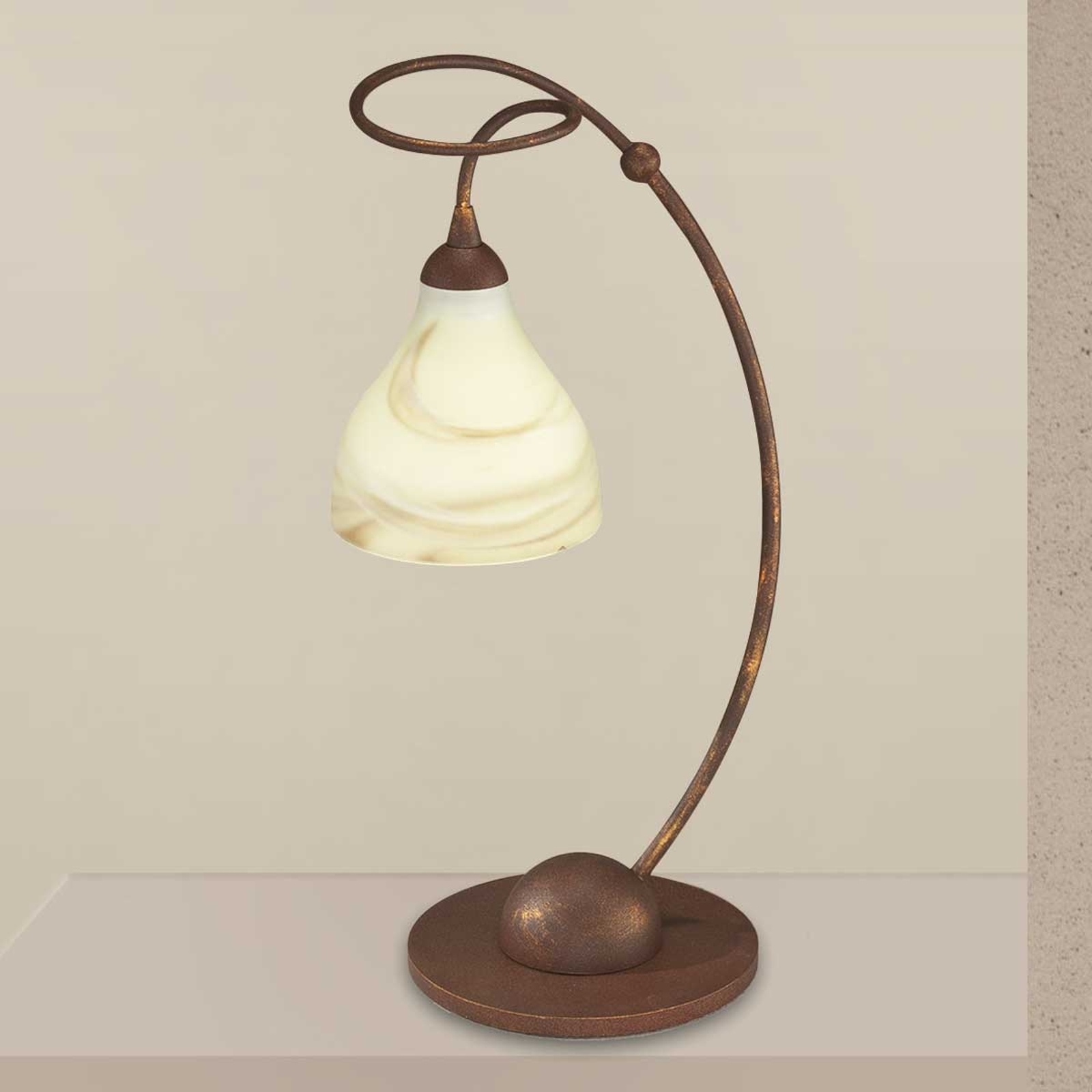Rustik bordslampa Mattia