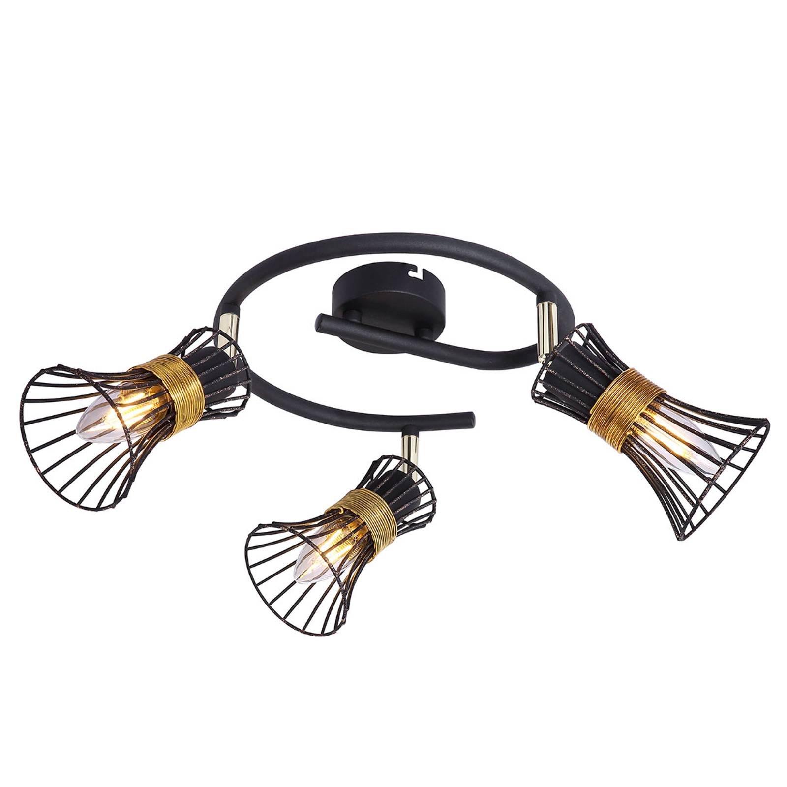 Taklampa 54814-3 spiral, 3 lampor