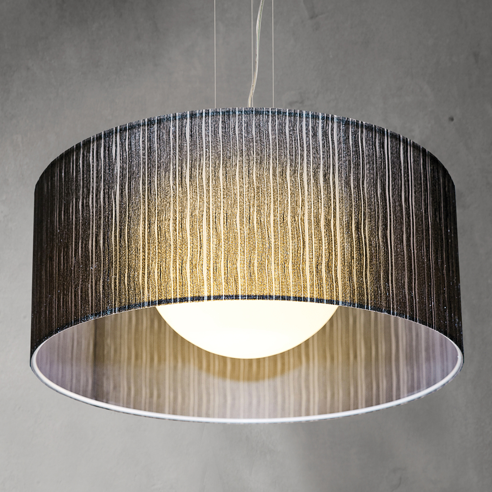 Modern hänglykta Ganzo D 90cm H 38cm U 170cm