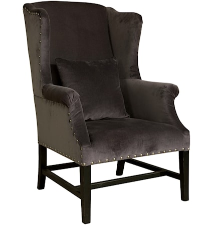 Luton Fåtölj Velvet Iron Grey