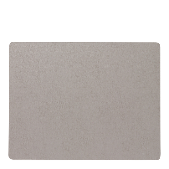 Lind DNA - Leather Serene Square Bordstablett L 35x44 cm Ash