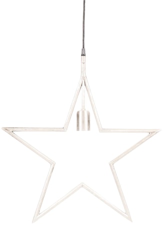 Tindra Hängande Stjärna Matt Vit 45cm