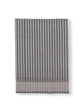 Grain Jacquard Kökshandduk Grå