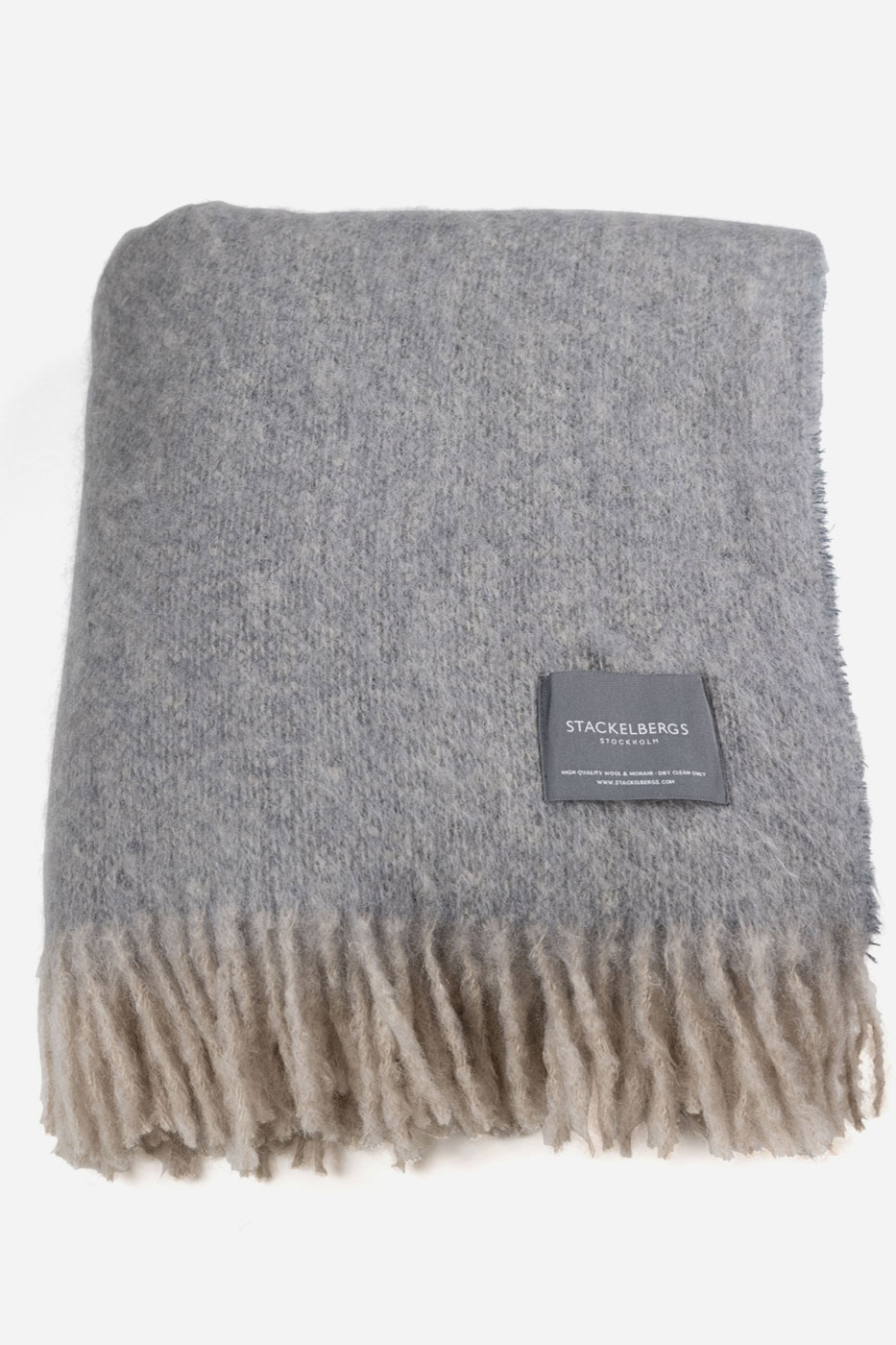 Pläd Portabello & Skiffer Melange 130x170 mohair