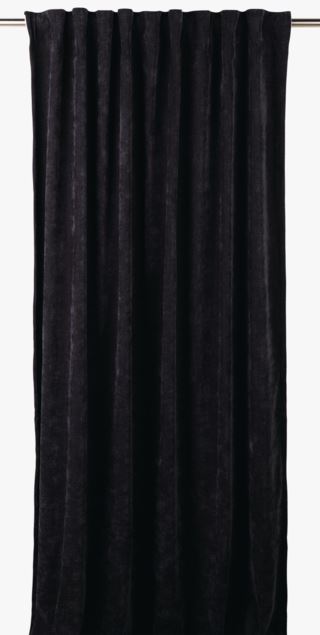 Carlo chenille gardin svart