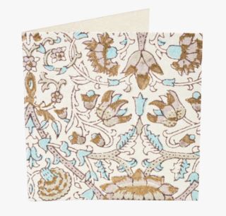 Asha kort med kuvert multi/beige