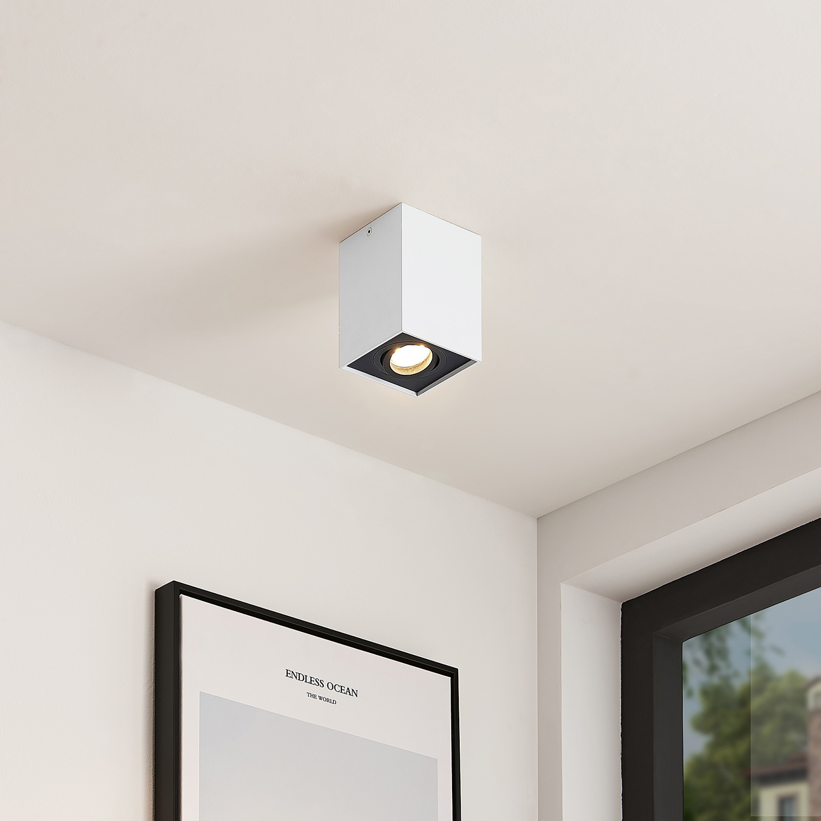 Arcchio Hermalina taklampa, kantig, 1 lampa