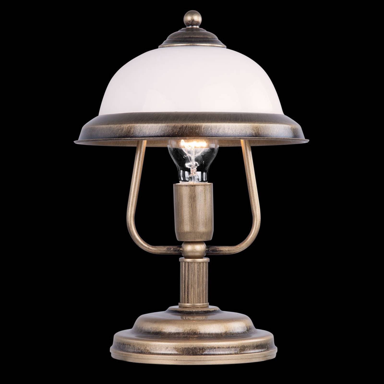Bordslampa Torio i antik design, höjd 36 cm