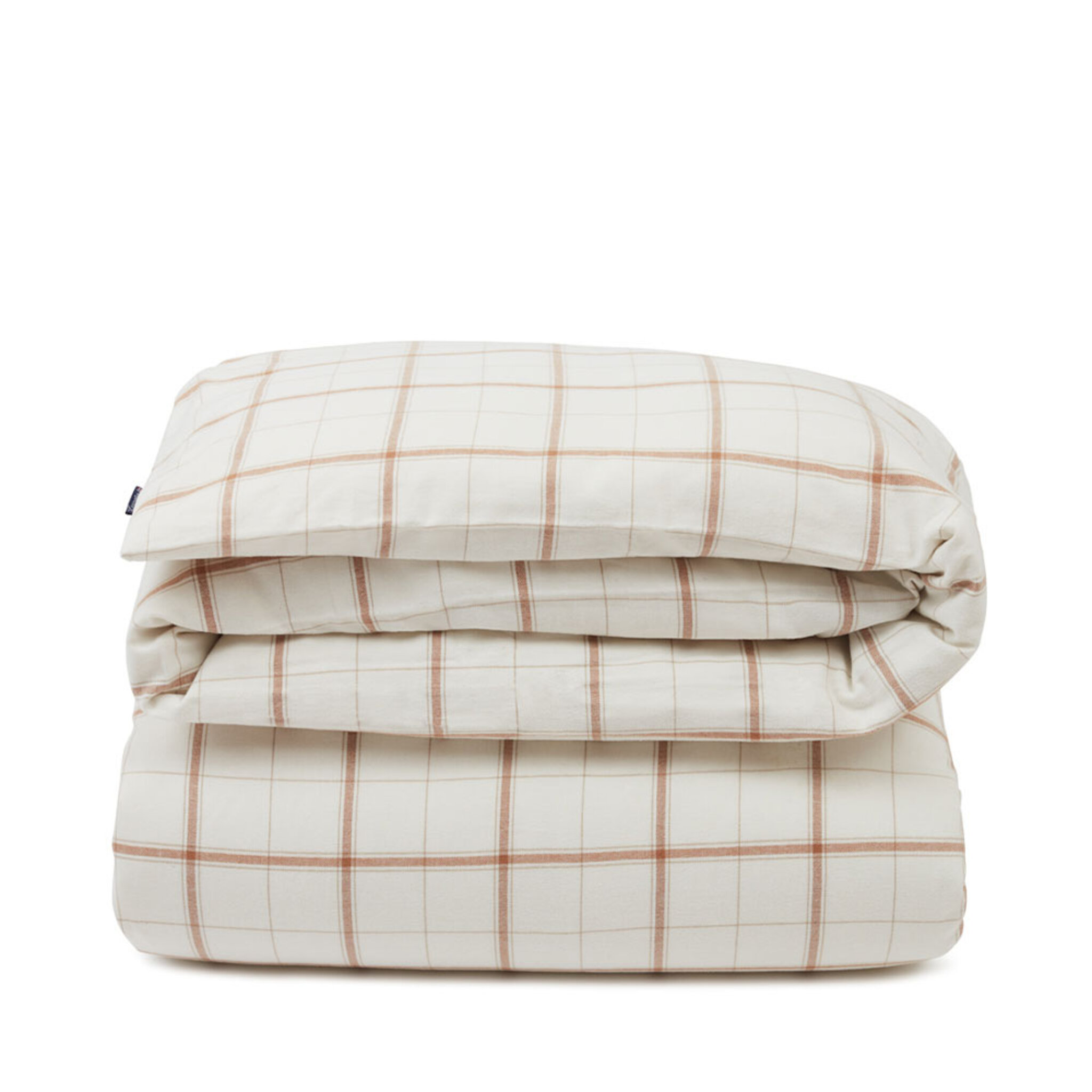 Duvet Checked Cotton/Cashmere Flannel