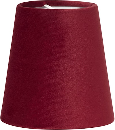 Lampskärm Queen Sammet Röd
