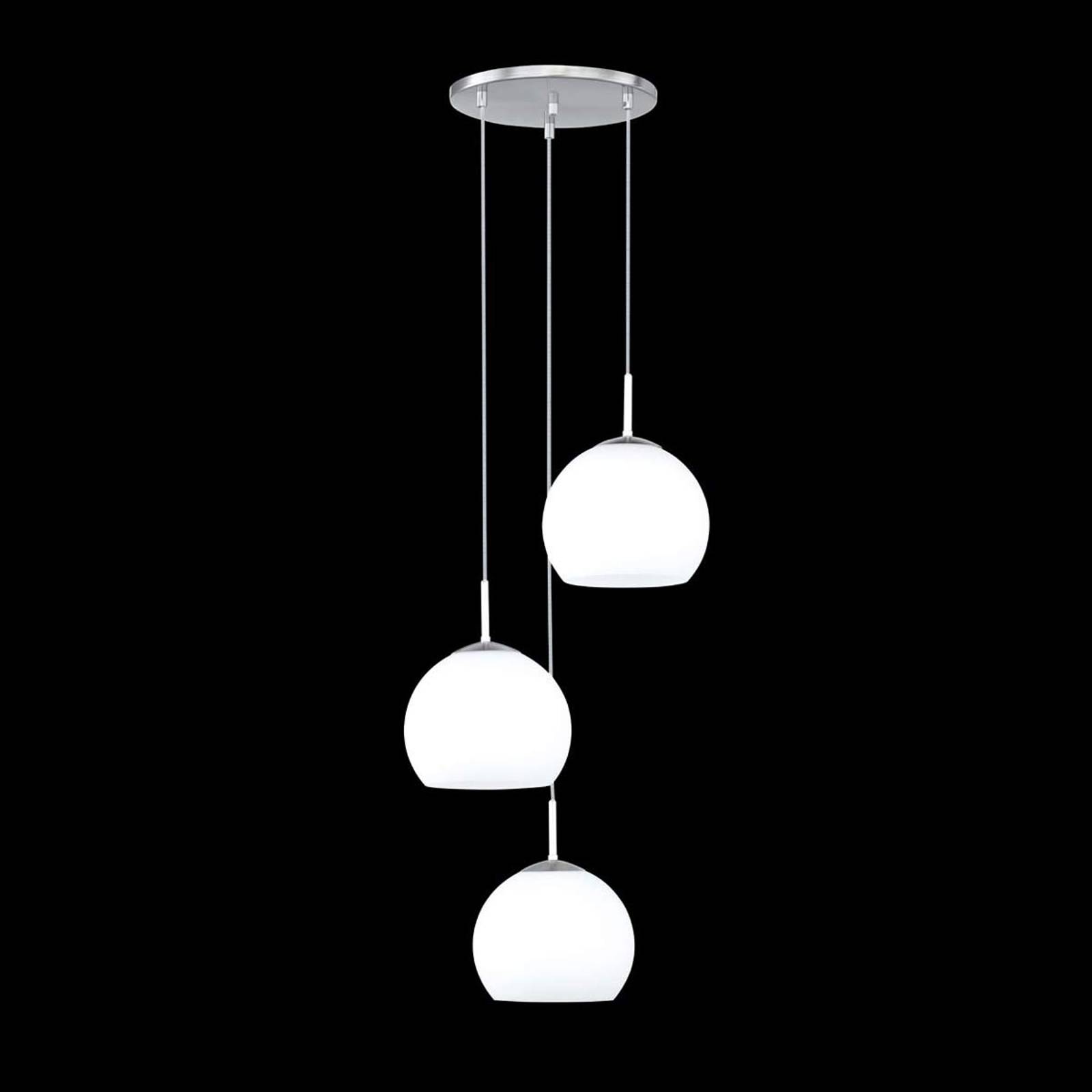 Hänglampa Bolero, 3 lampor, rund
