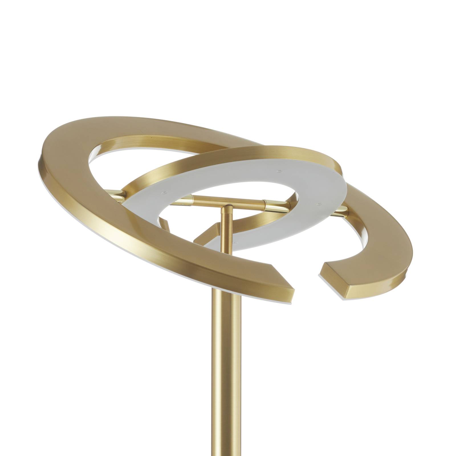 Paul Neuhaus Martin LED-uplight-golvlampa mässing