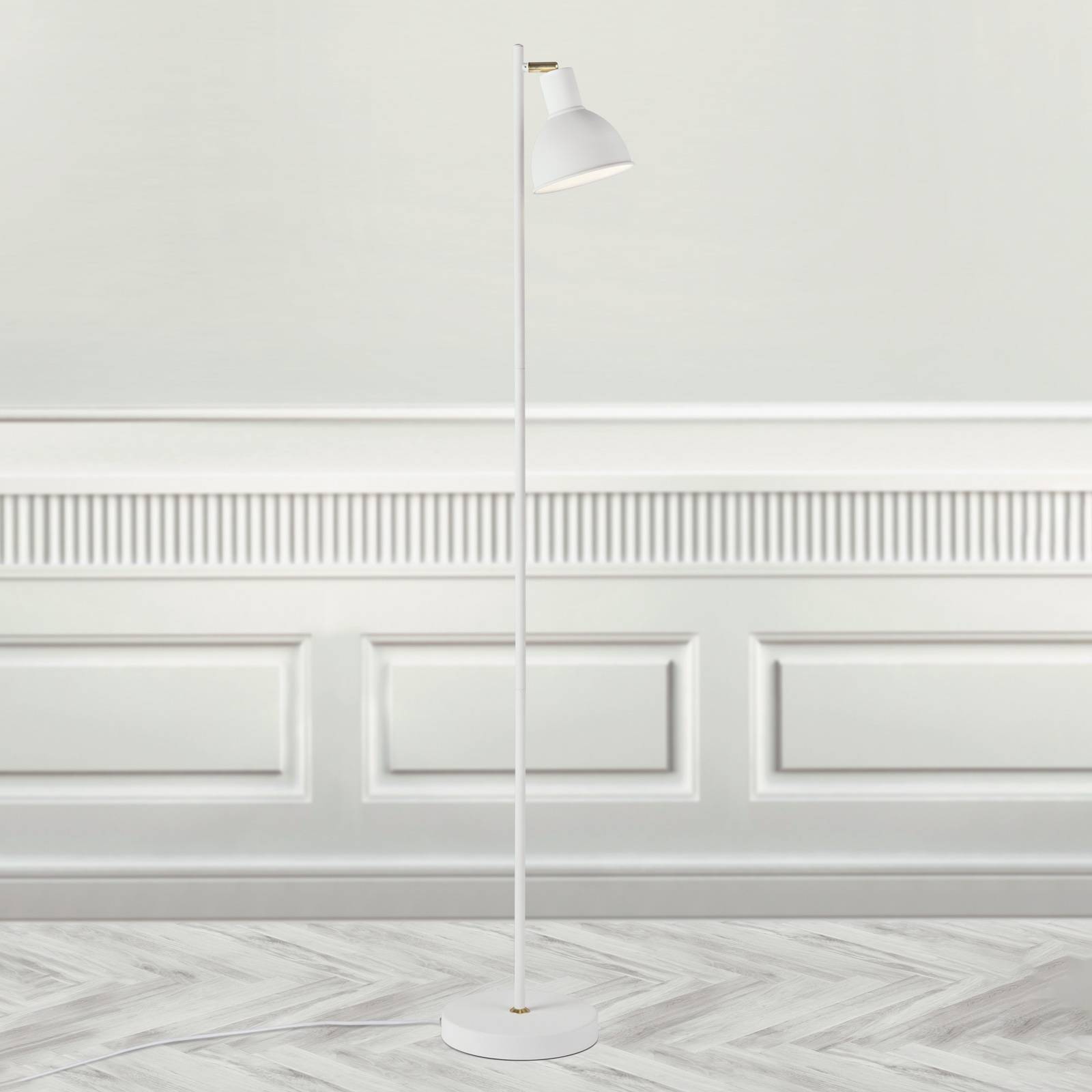 Golvlampa Pop i förtjusande design, vit