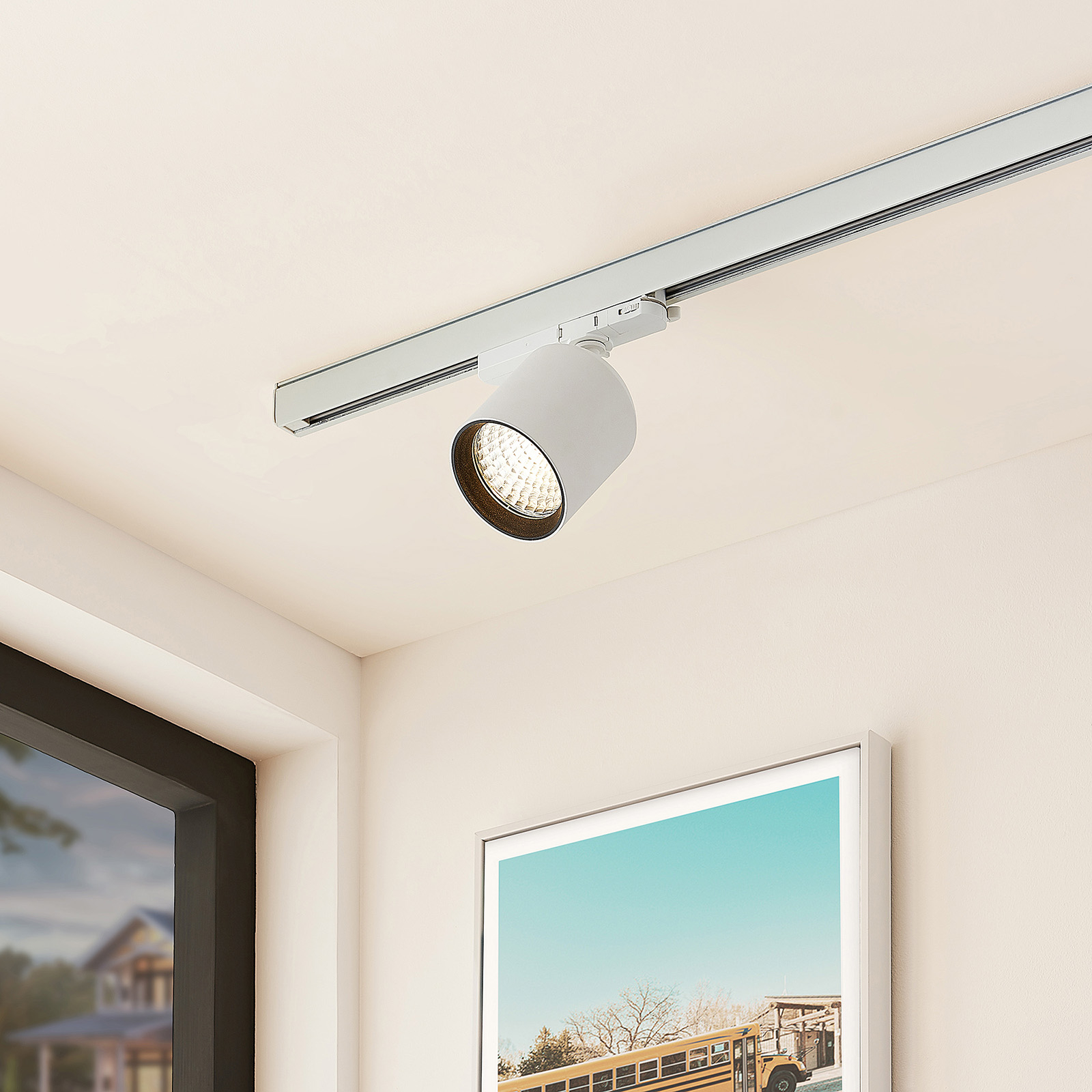Arcchio Candra LED-skenspot, vit 26,5 W 3 000 K