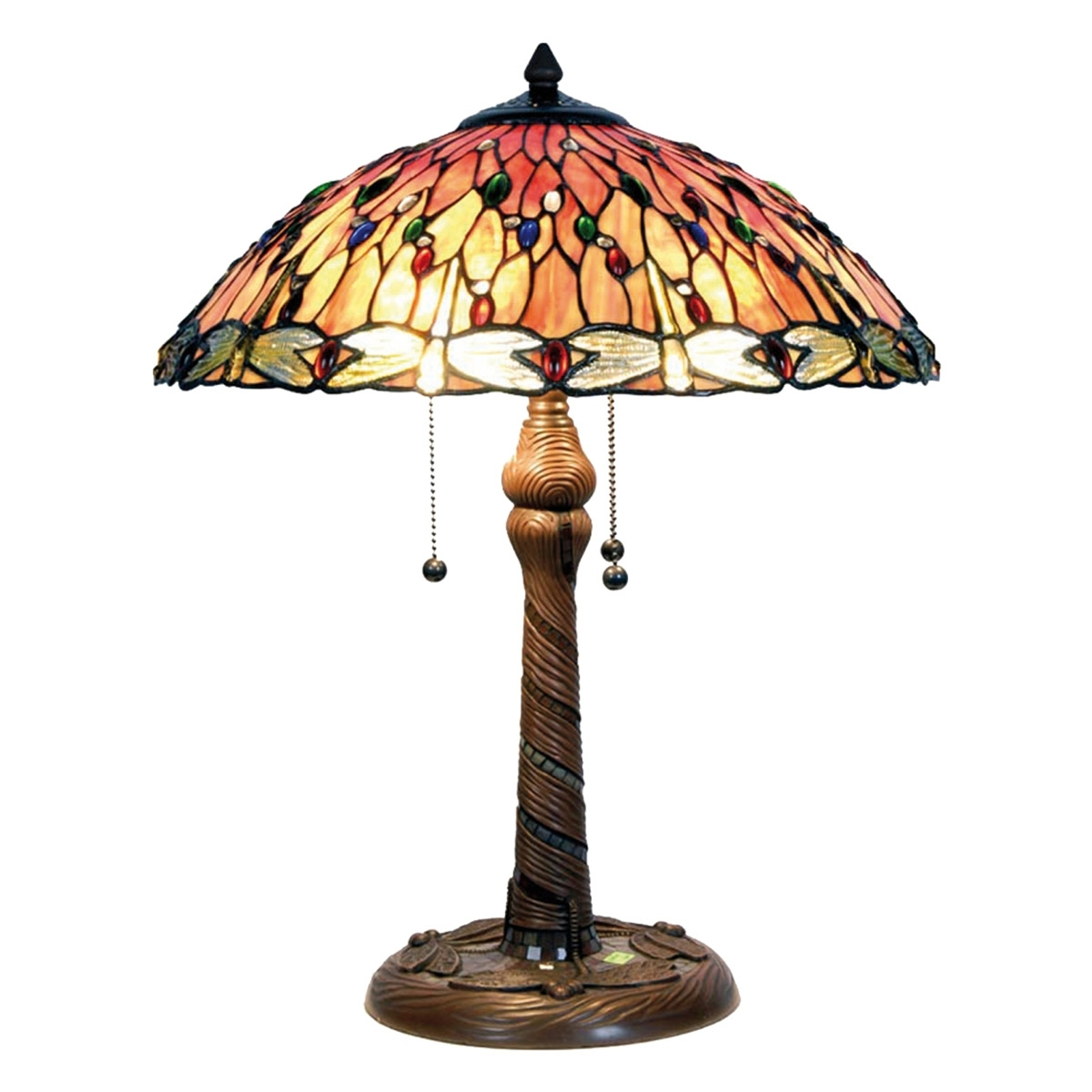 Hänförande bordslampa Bella i Tiffanystil