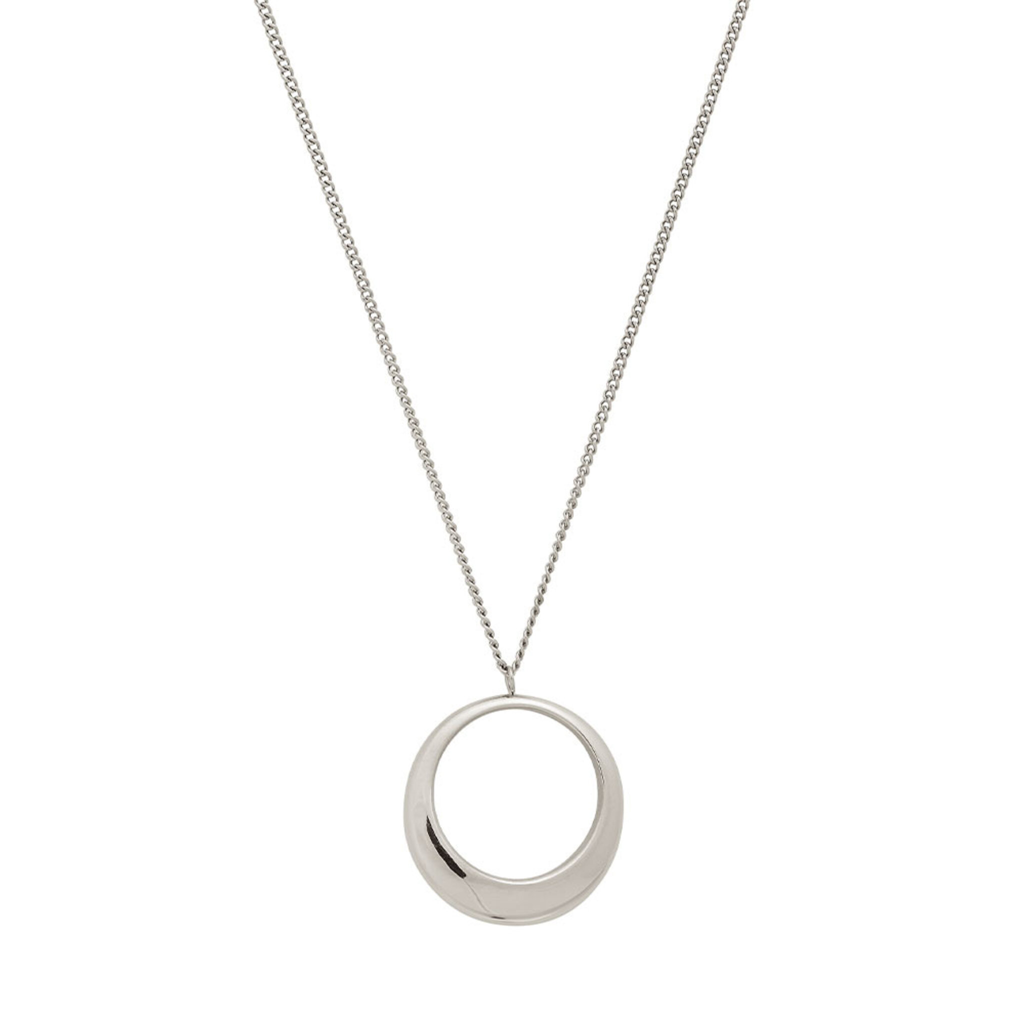 Trois Necklace L Steel, ONE SIZE