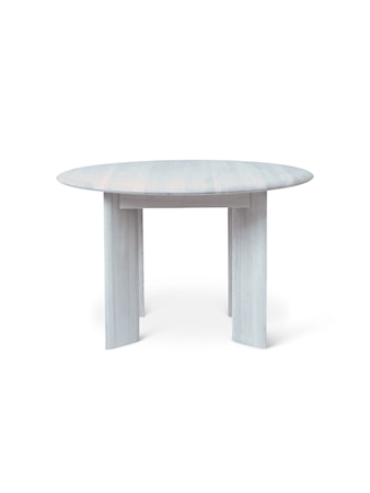 Bevel Table - Round Ø117 - Ice Blue