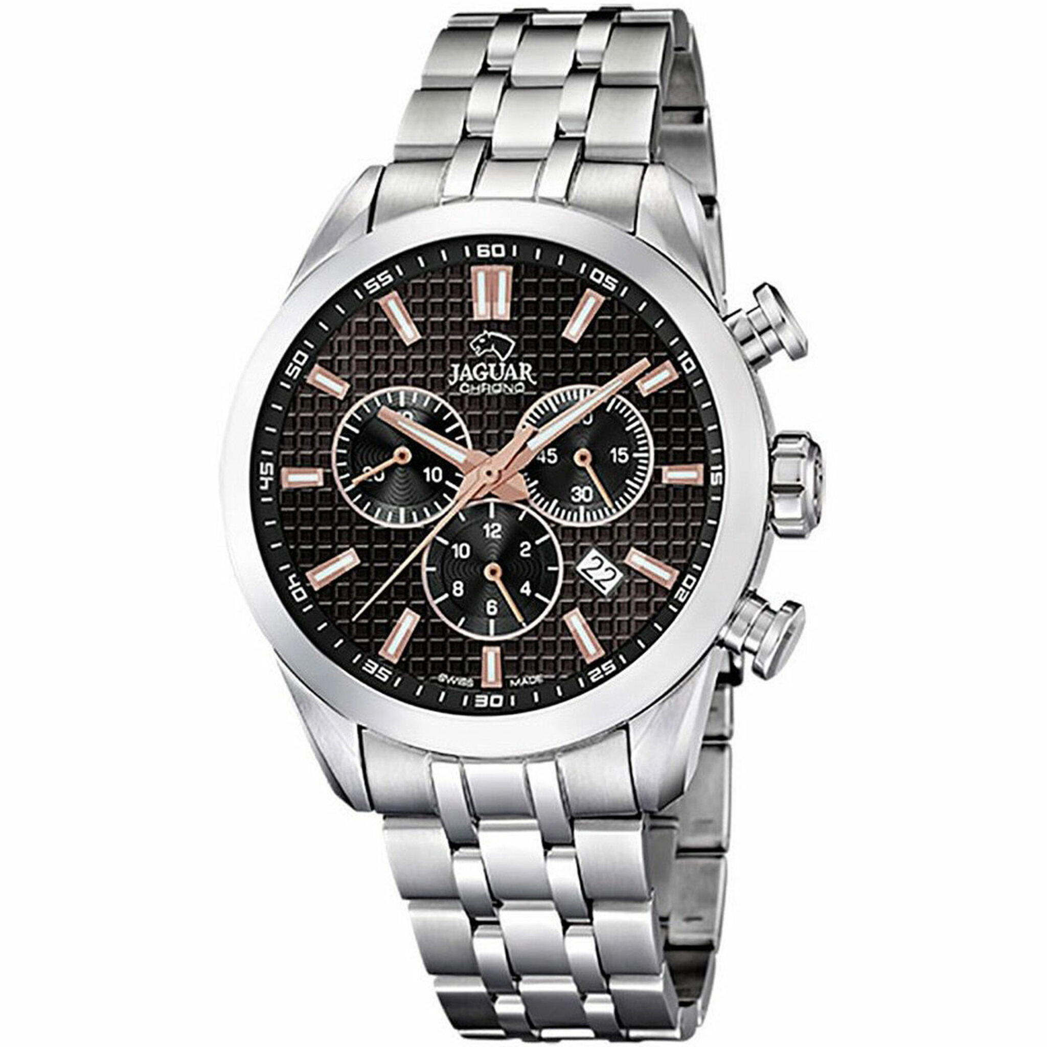 J865/4, Quartz, 43mm, 10atm, silver