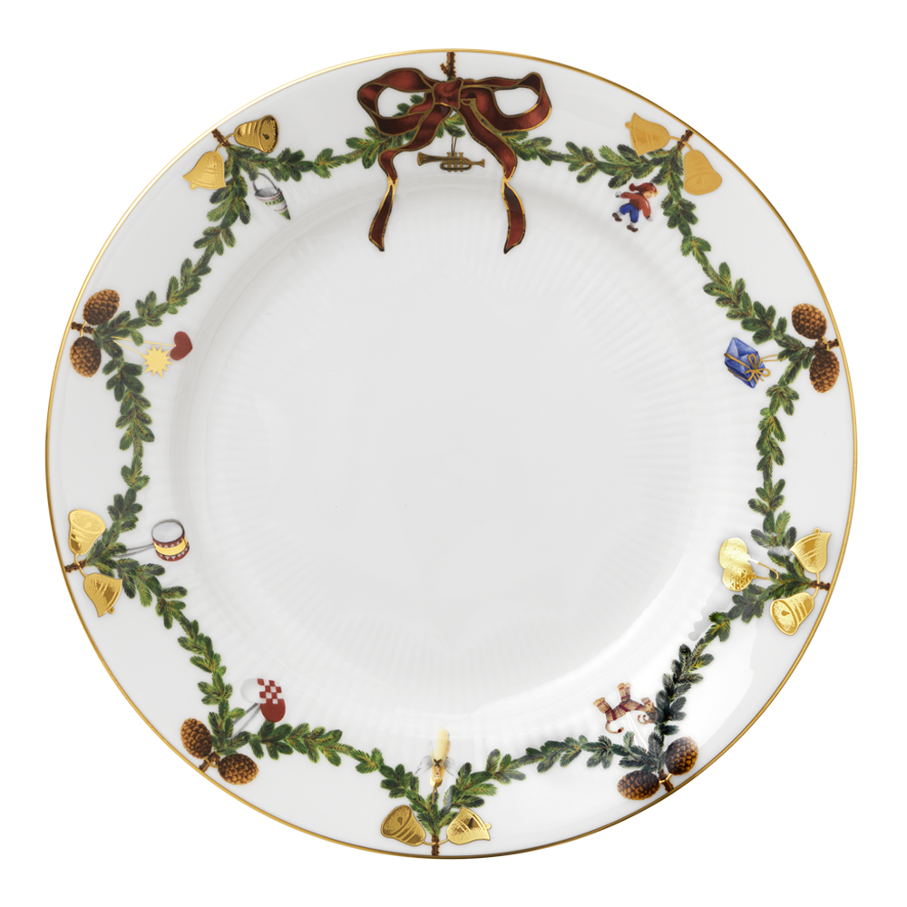Royal Copenhagen - Star Fluted Christmas Tallrik 22 cm