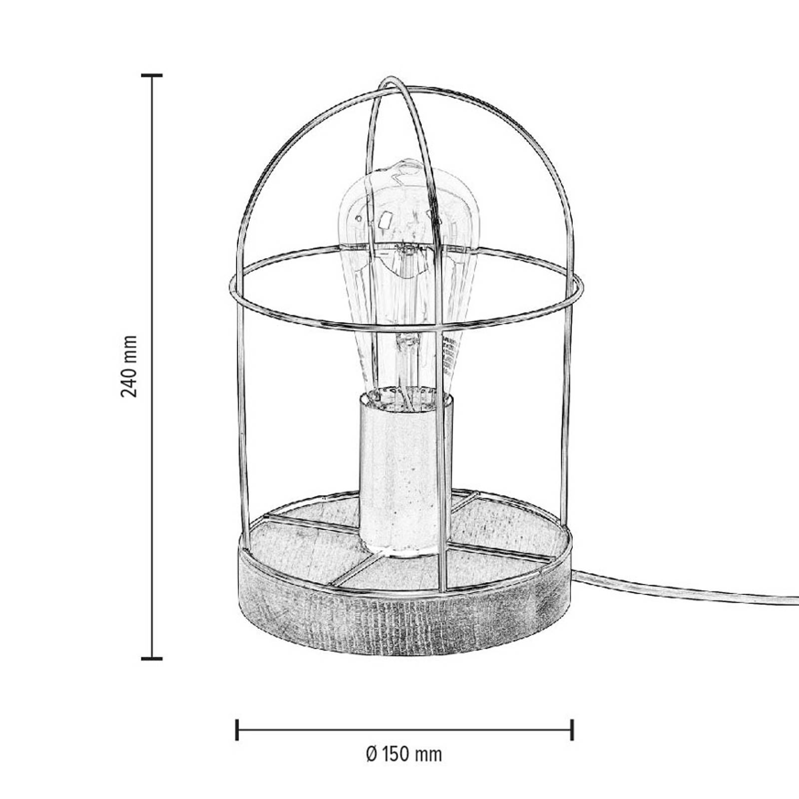 Envolight Neptuna bordslampa med metallskärm