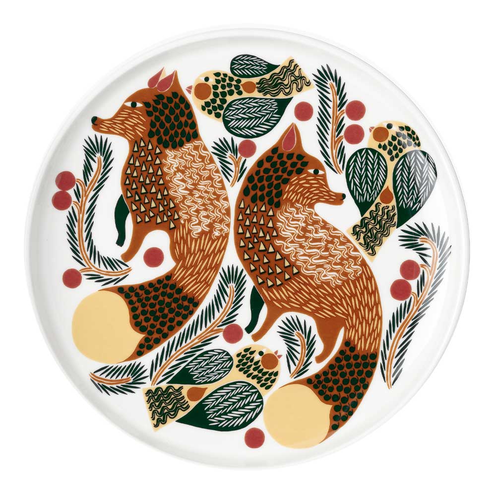 Marimekko - Marimekko Oiva/Ketunmarja Tallrik 20 cm