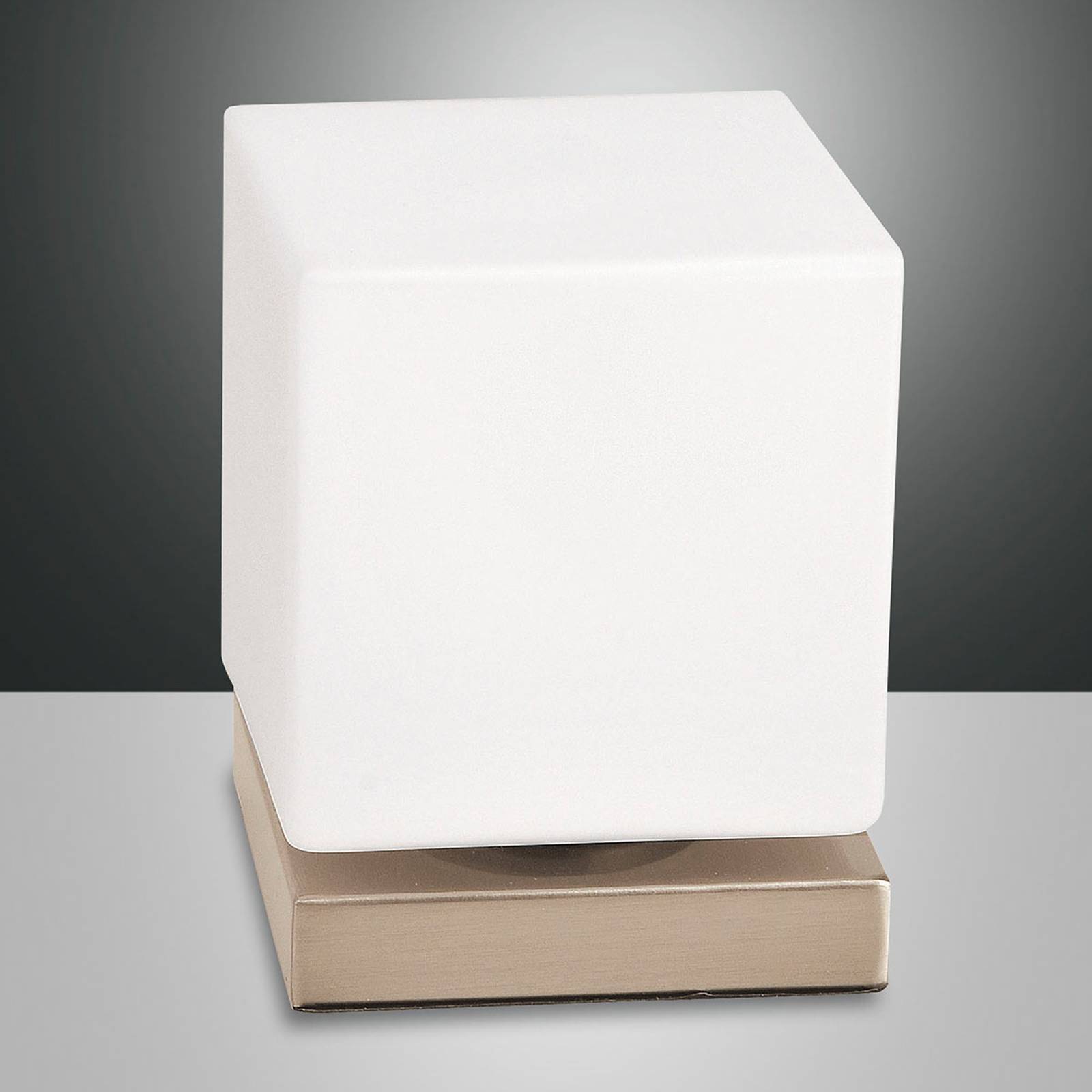 Med touch-dimmer – LED-bordslampa Brenta guld