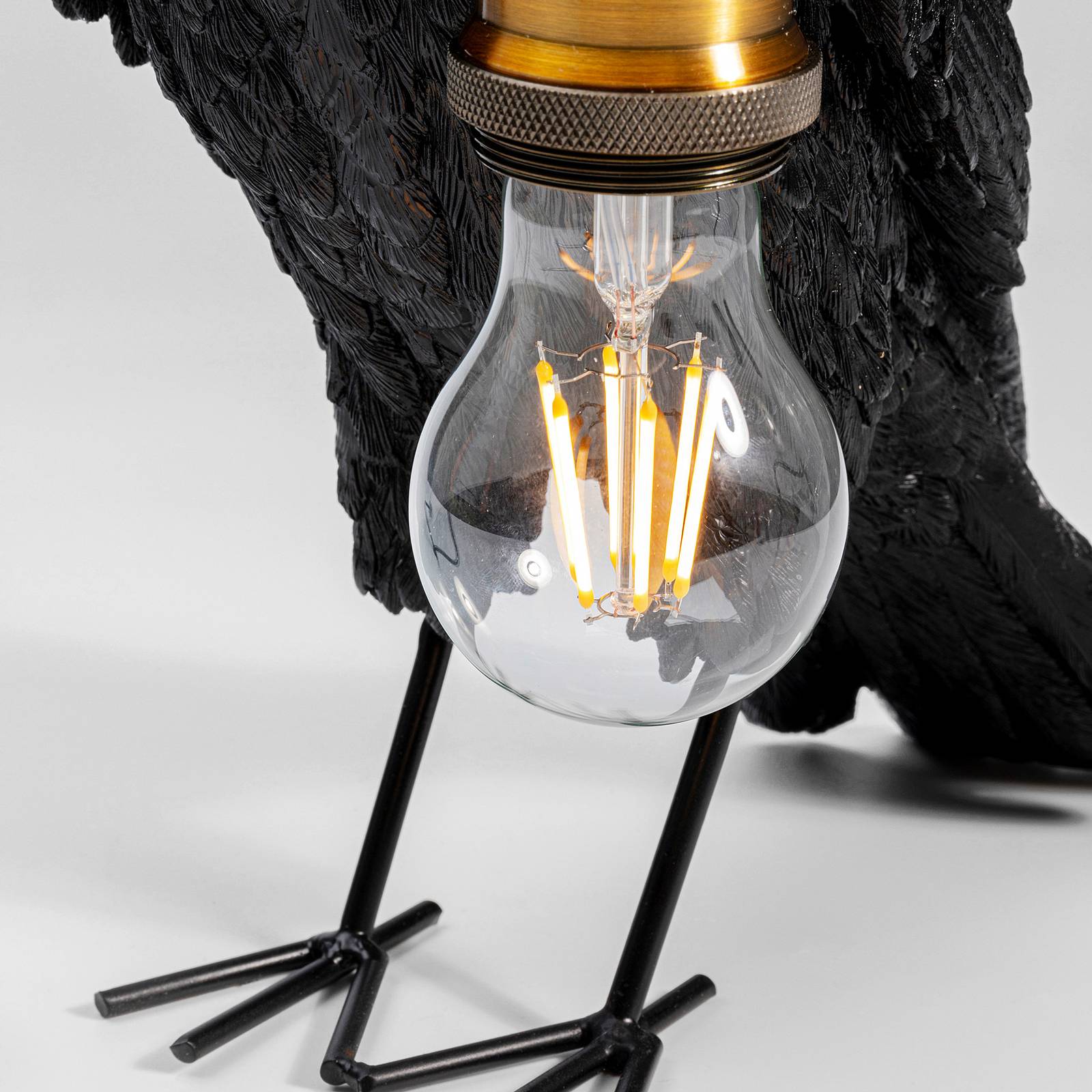 KARE Animal Crow bordslampa i form av kråka