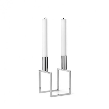 Line Ljusstake Nickelpläterad