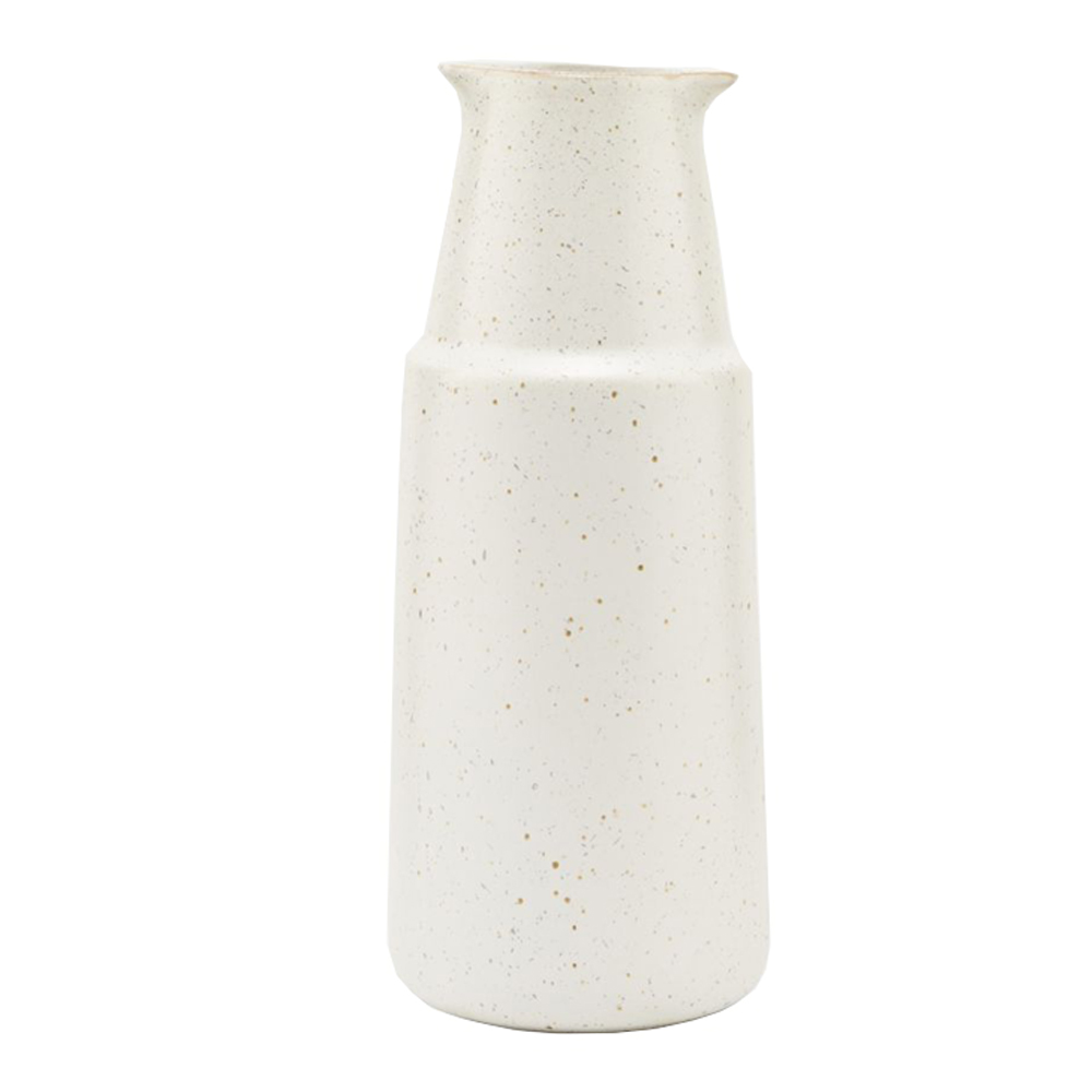 House Doctor - Pion Flaska 18 cm Grå/Vit