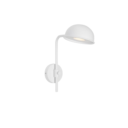 Bolero Vägglampa Vit inkl ljuskälla