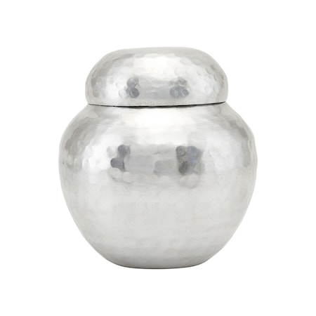 Förvaring med lock Galior Silver finish