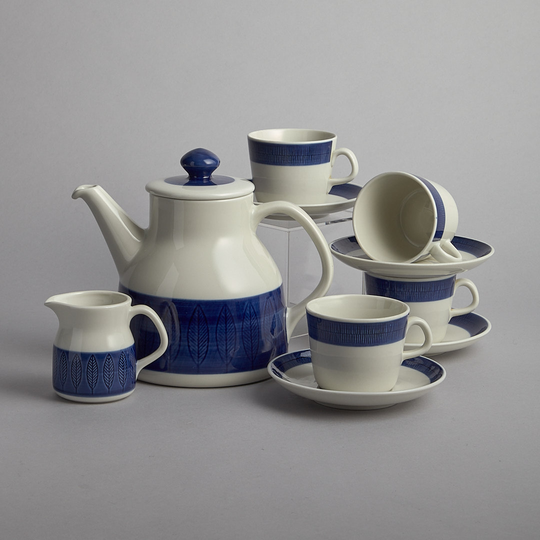 Rörstrand - "Koka Blå" Kaffeservis