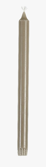 Premium stearin kronljus ljusbeige