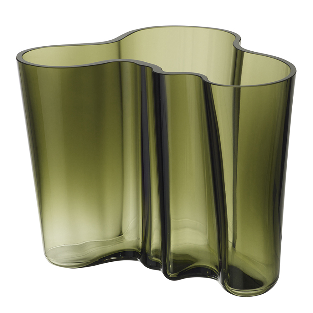 Iittala - Alvar Aalto Collection Vas 16 cm Mossgrön