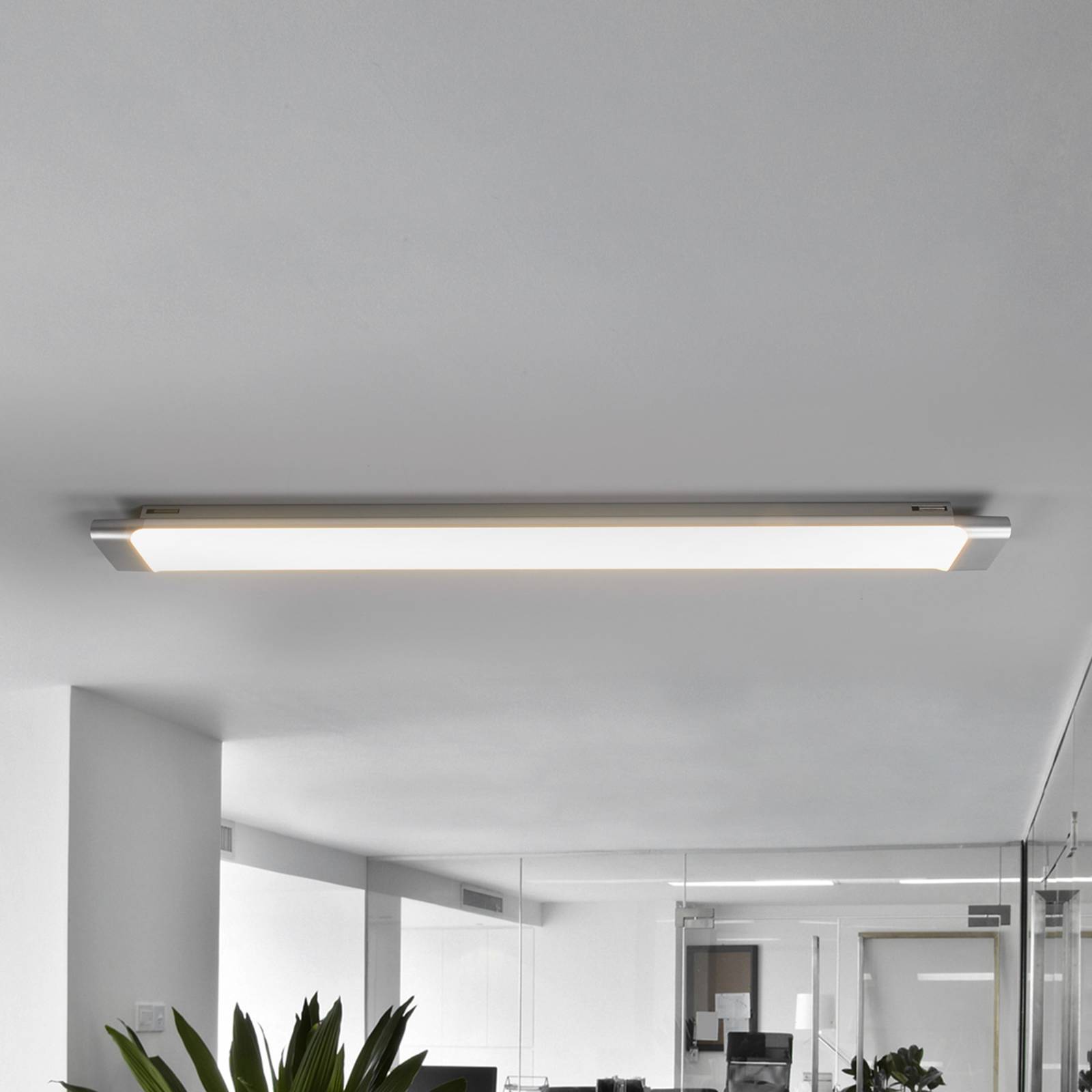 Praktisk LED-taklampa Vinca, 90 cm