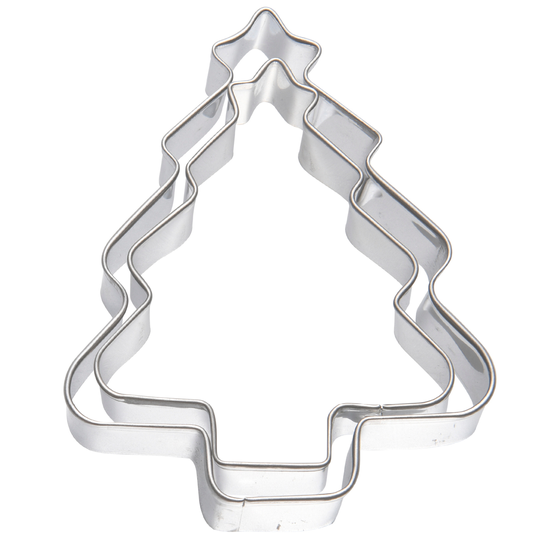 Modern House - bAYk Pepparkaksform Julgran 2 Delar Silver