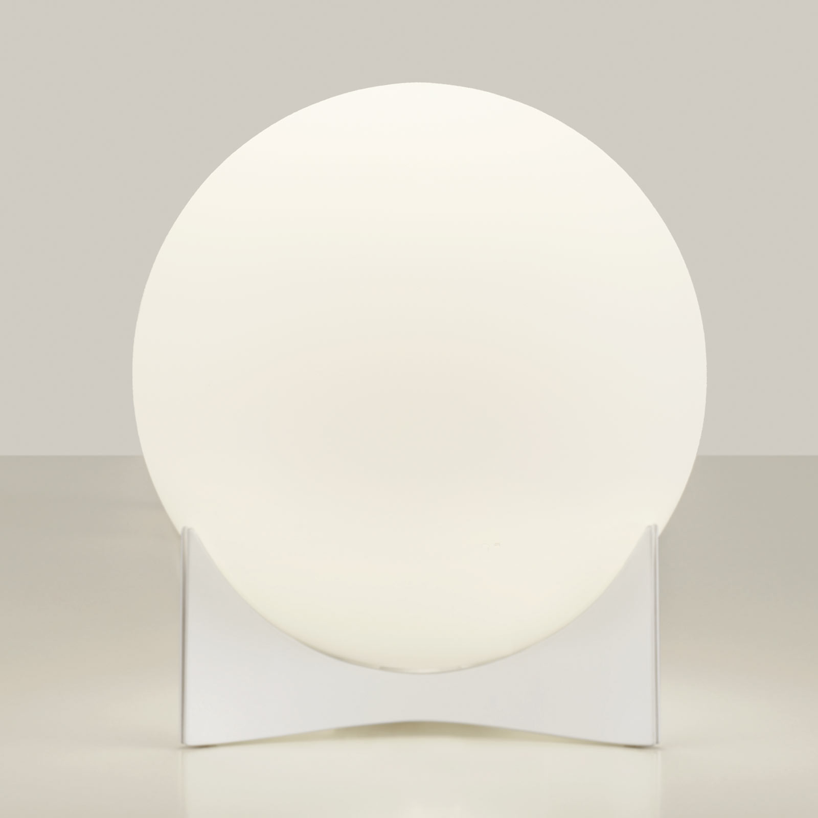 Terzani Oscar bordslampa av glas, vit