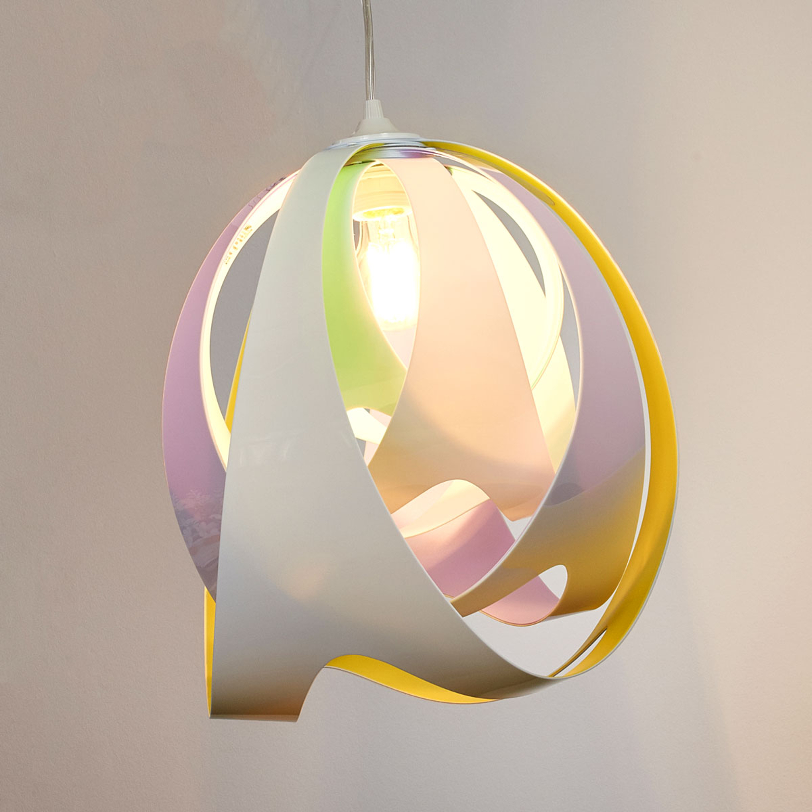 Modern taklampa GOCCIA DI LUCE, multifärgad
