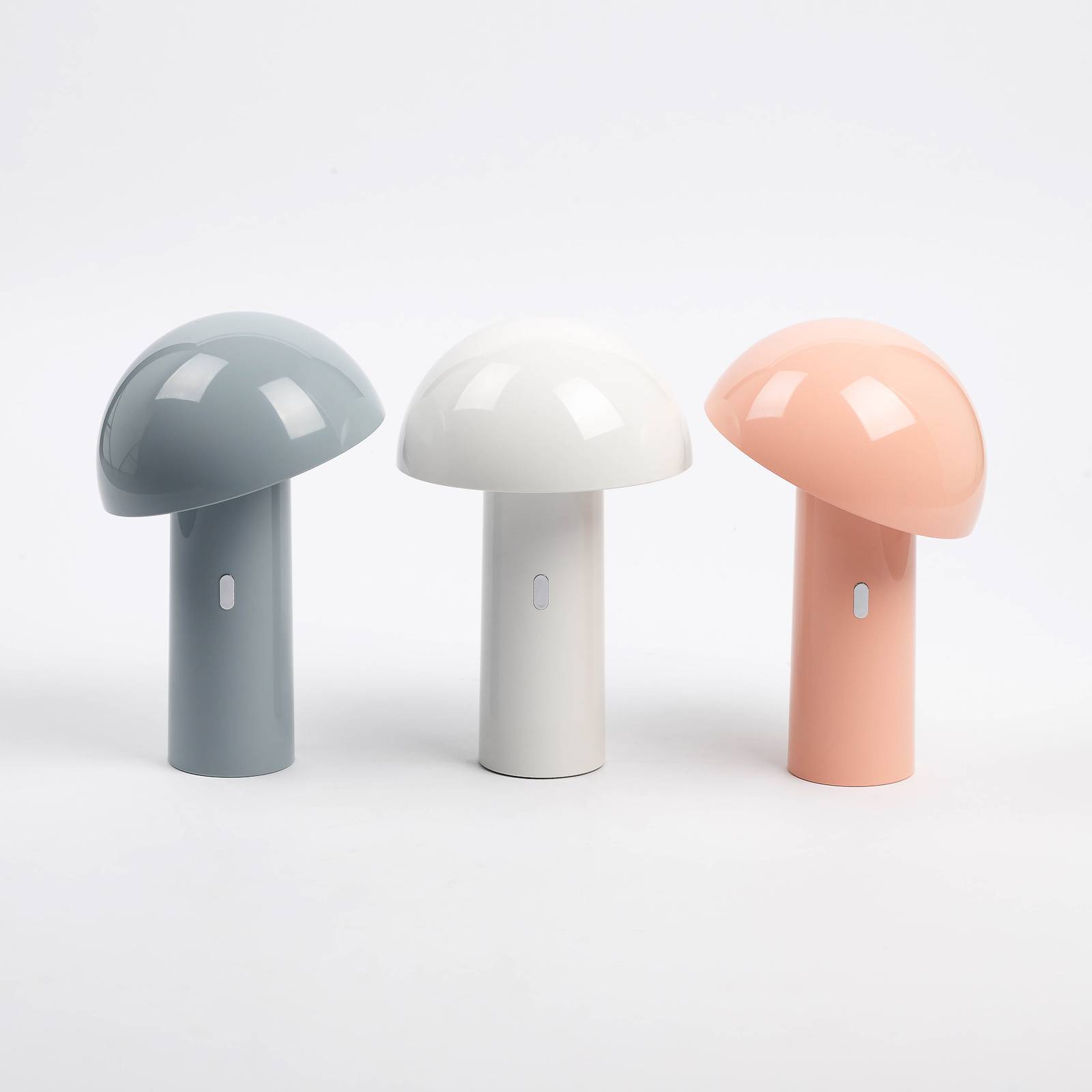 Aluminor Capsule LED-bordslampa, mobil, grå