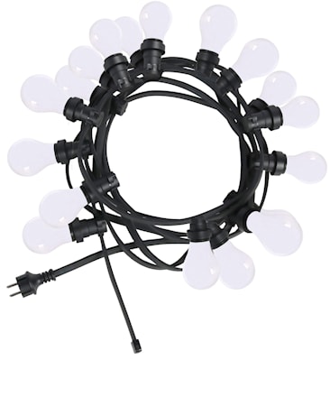 Bright light string med ljuskälla opal 12m