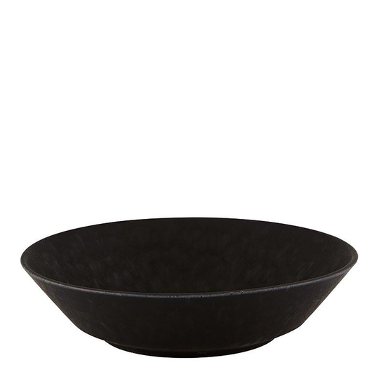 Modern House - Black Satin Pastatallrik 25,5 cm Svart
