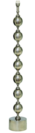 Charlotta Lampfot Golv Antik silver