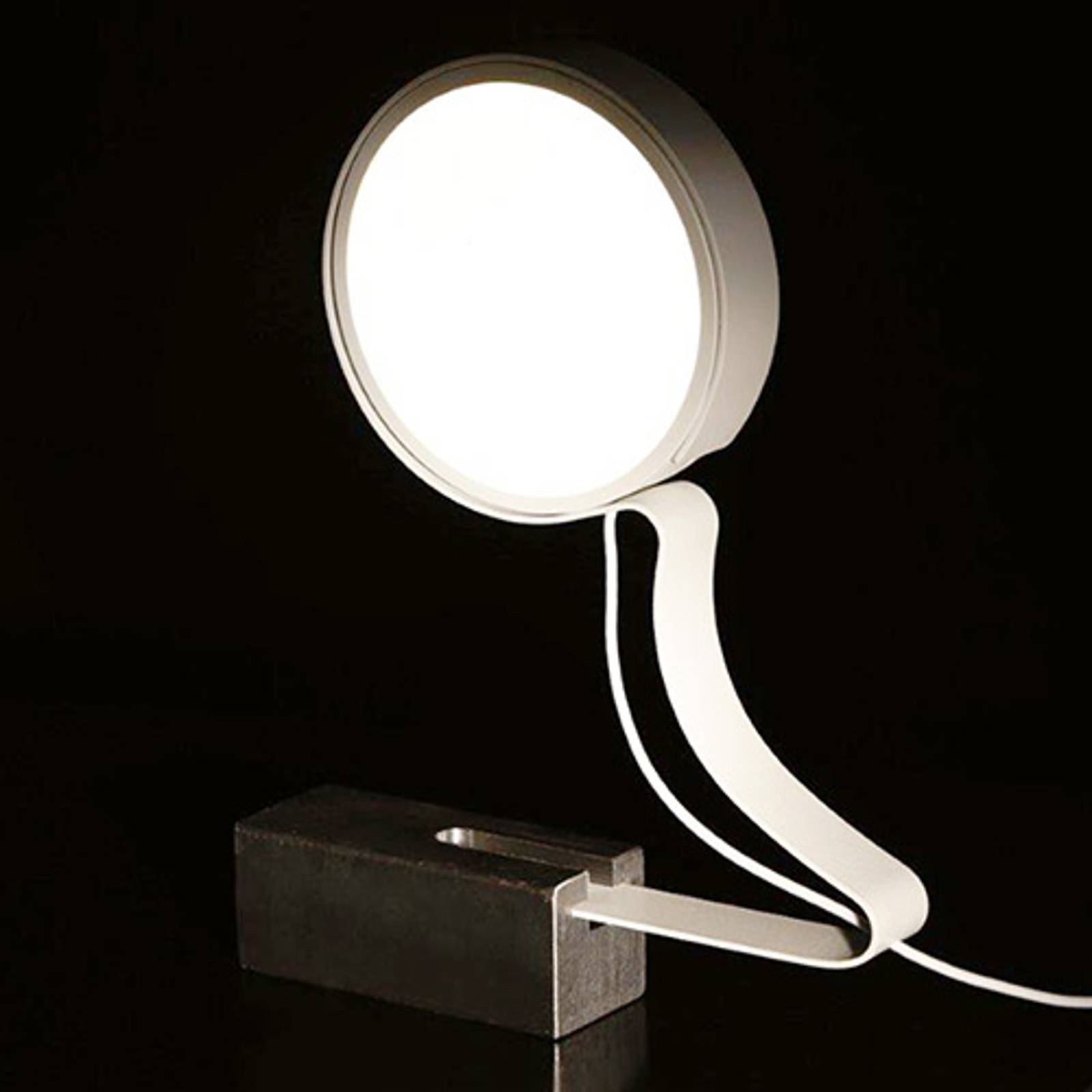 LED-bordslampa DND profil i vitt