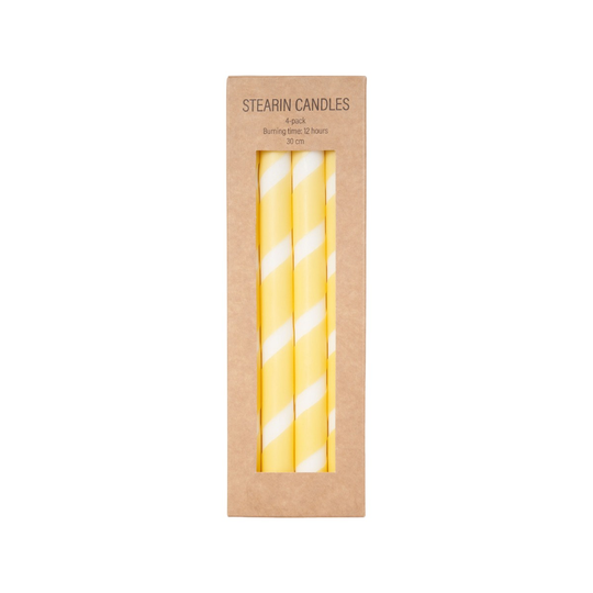 Designtorget Ljus DT Spirello 4-pack Ljusgul