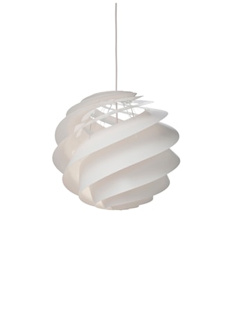 SWIRL 3 Pendel Medium Vit 40 cm