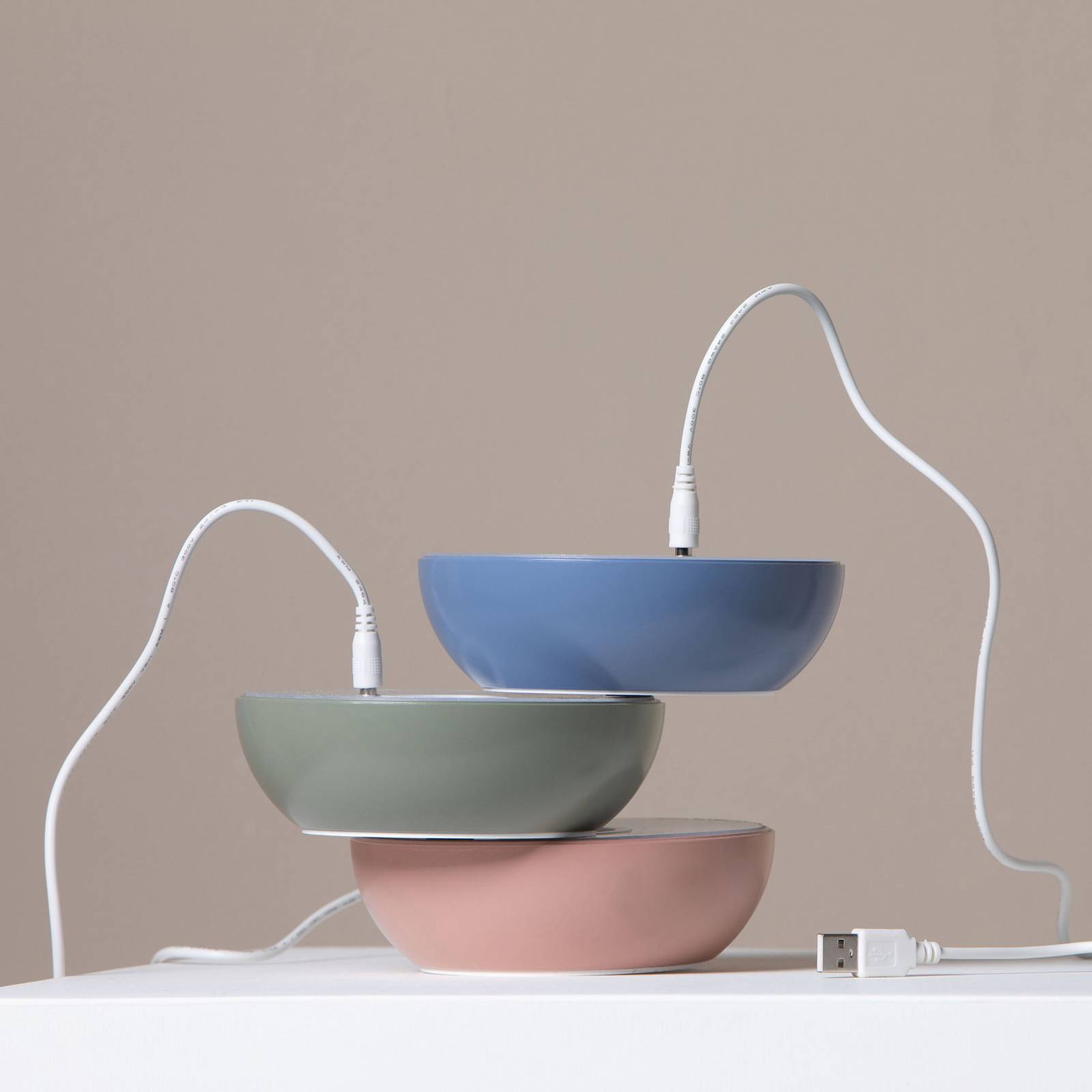 Axolight Float LED-designerbordslampa, grön