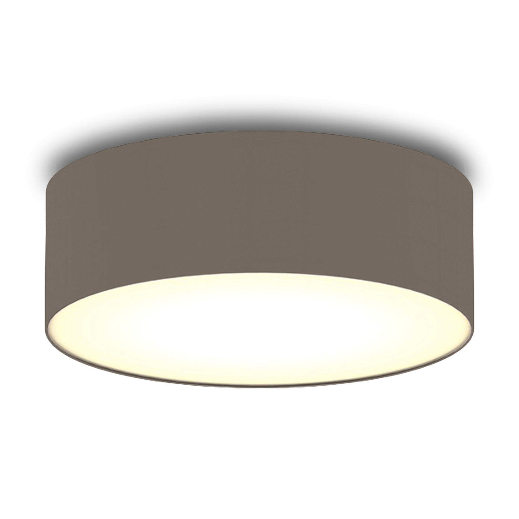 Brun textiltaklampa Ceiling Dream 30 cm