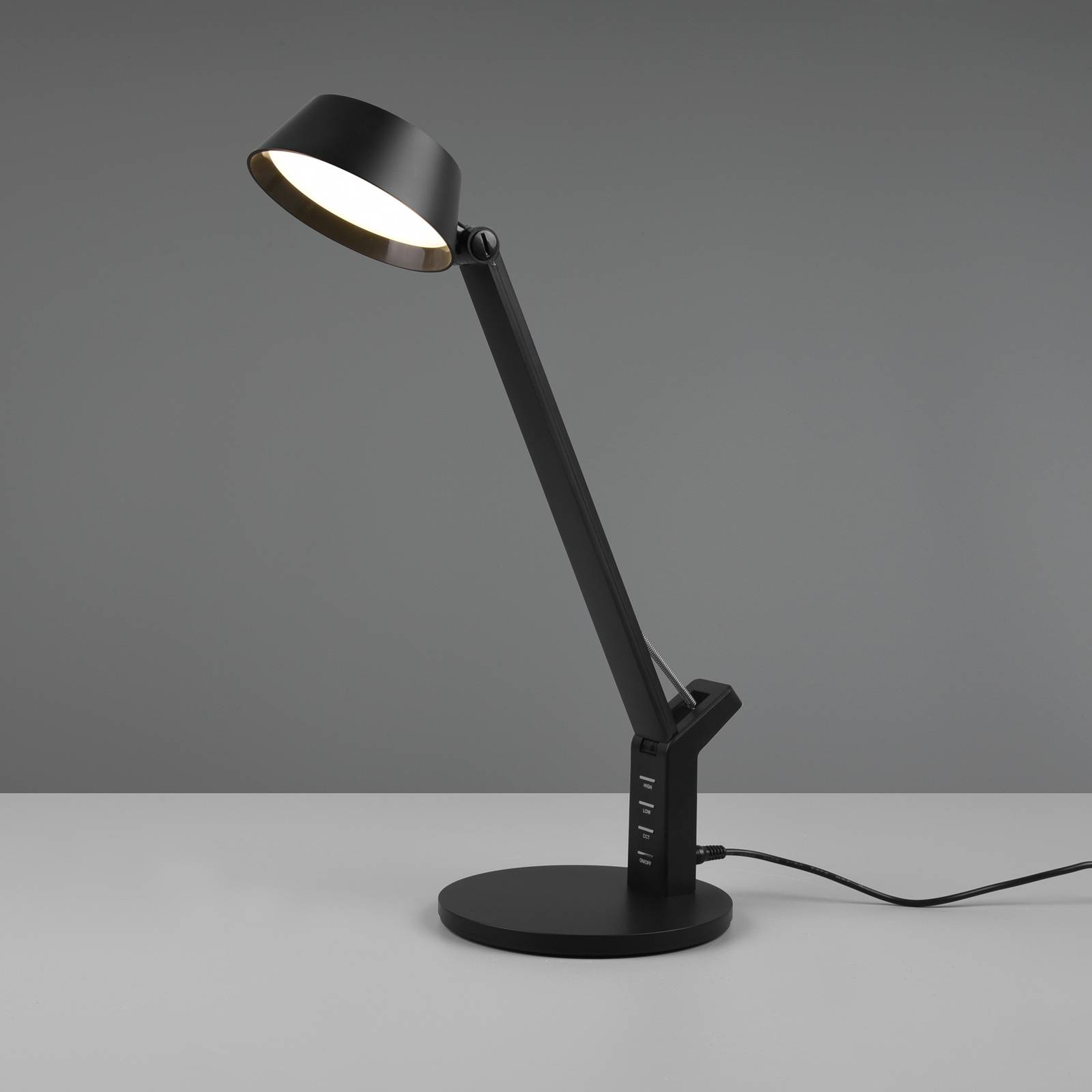 LED-bordslampa Ava med dimfunktion, svart
