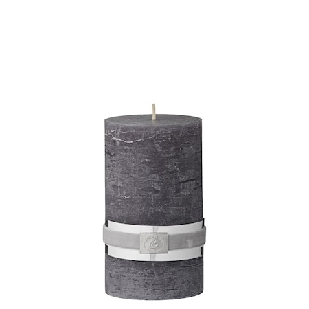 Blockljus Rustic 12,5 cm Grå